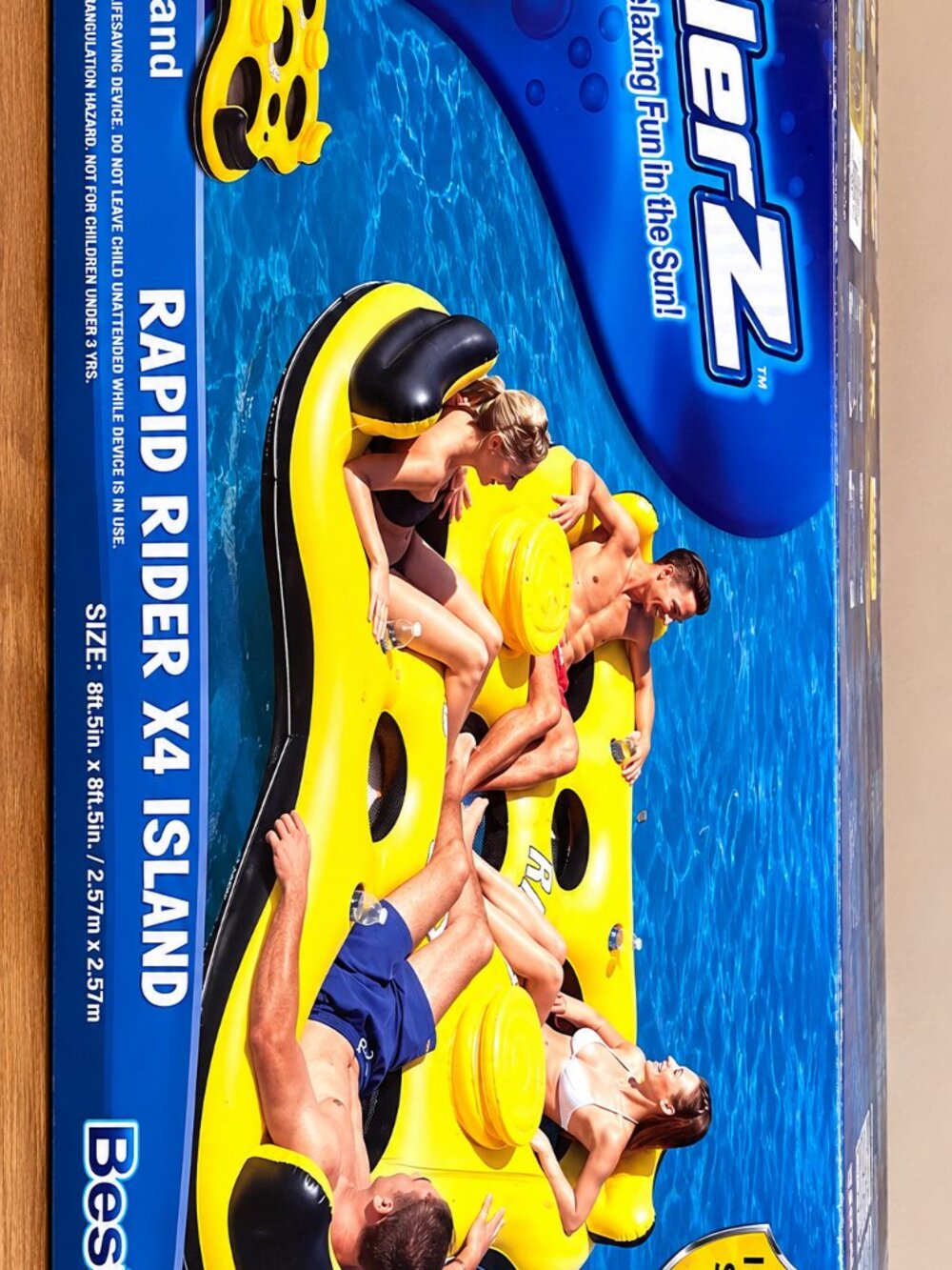 Bestway CoolerZ Rapid Rider X4 Island – 4 Person Float